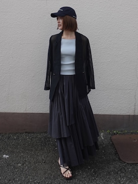 藤井さん(レディース・167cm)の春コーディネート