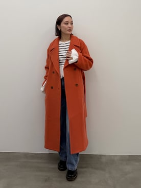 藤井さん(レディース・167cm)の秋コーディネート