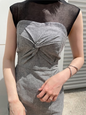 藤井さん(レディース・166cm)の春コーディネート