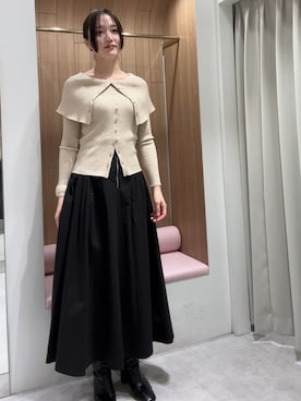 藤井さん（レディース・166cm）の冬コーディネート