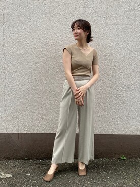 藤井さん（レディース・166cm）の秋コーディネート