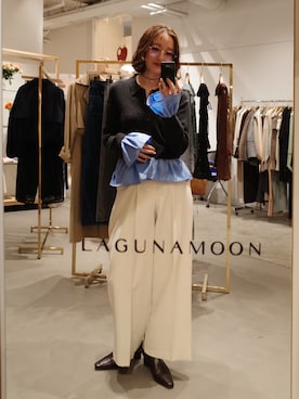 「レイヤードstyle」｜藤井さん（レディース・167cm）の秋コーディネート