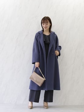 「LAGUNAMOON（ラグナムーン）のLADYシャインクラッチBAG（クラッチバッグ）」を使った、藤井さん（レディース・166cm）の夏コーディネート