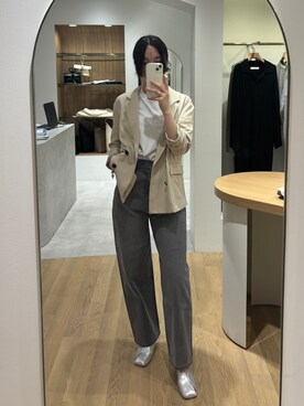 藤井さん(レディース・166cm)の春コーディネート