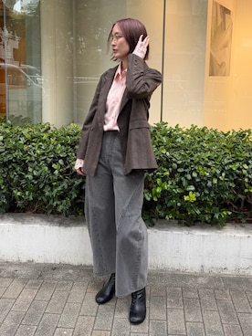 藤井さん(レディース・167cm)の秋コーディネート