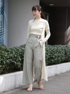 藤井さん（レディース・166cm）の春コーディネート