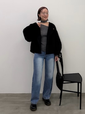 藤井さん(レディース・167cm)の秋コーディネート