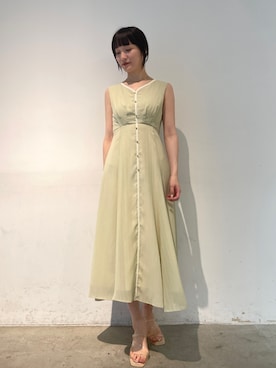 藤井さん(レディース・166cm)の夏コーディネート