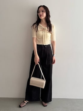 藤井さん(レディース・167cm)の夏コーディネート