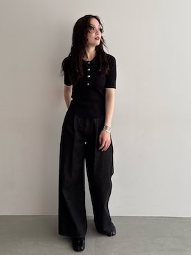 「LAGUNAMOON（ラグナムーン）のアイテム」を使った、藤井さん（レディース・167cm）の夏コーディネート
