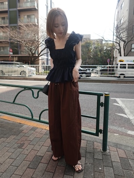 藤井さん（レディース・167cm）の春コーディネート