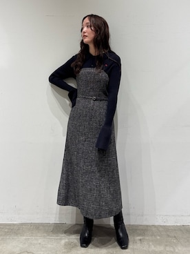 「アイテム（その他シューズ）」を使った、藤井さん（レディース・167cm）の夏コーディネート