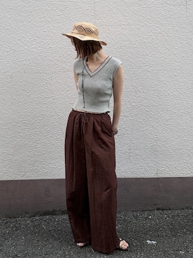 藤井さん（レディース・167cm）の春コーディネート