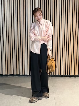 「LAGUNAMOON（ラグナムーン）のアイテム」を使った、藤井さん（レディース・167cm）の秋コーディネート
