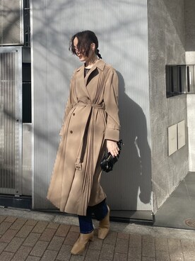 藤井さん（レディース・166cm）の冬コーディネート