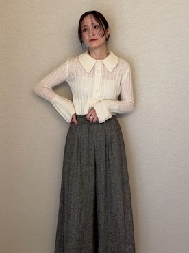 藤井さん（レディース・167cm）の秋コーディネート