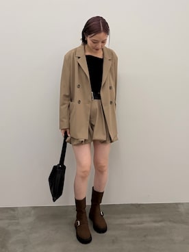 藤井さん(レディース・167cm)の夏コーディネート