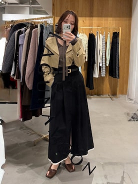 藤井さん（レディース・167cm）の冬コーディネート