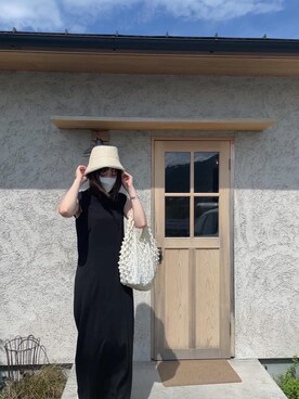 藤井さん(レディース・166cm)の夏コーディネート