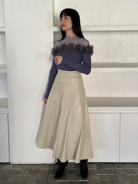 藤井さん(レディース・166cm)の冬コーディネート