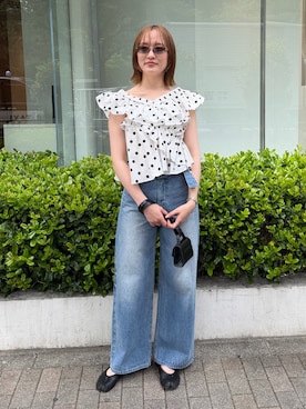 藤井さん(レディース・167cm)の夏コーディネート