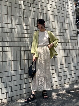 藤井さん（レディース・166cm）の春コーディネート