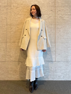 藤井さん（レディース・167cm）の冬コーディネート