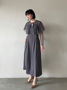 LADYケープボレロキャミワンピース｜ラグナムーン（LAGUNAMOON