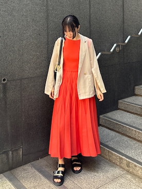 藤井さん（レディース・166cm）の春コーディネート