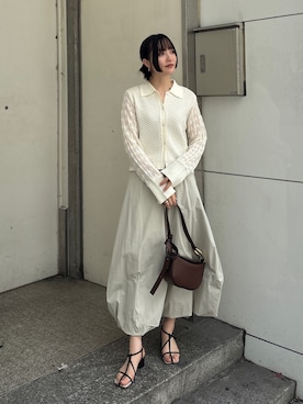 藤井さん（レディース・166cm）の春コーディネート