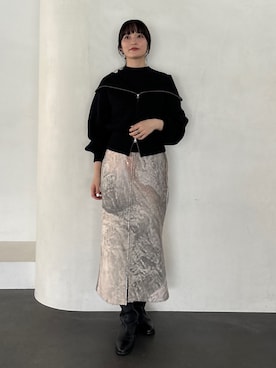 藤井さん(レディース・166cm)の秋コーディネート