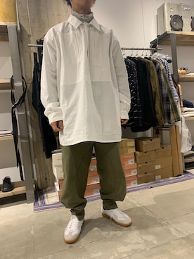 「ONE fifth（ワンフィフス）のアイテム」を使った、かっつさん（メンズ・174cm）の夏コーディネート