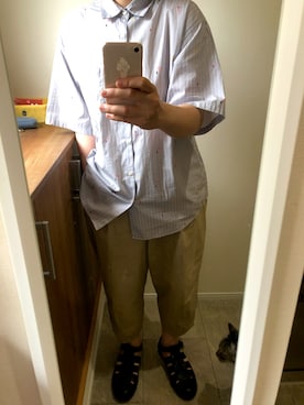 「グラニフ」｜「アイテム（その他）」を使った、mzkさん（レディース・164cm）の夏コーディネート