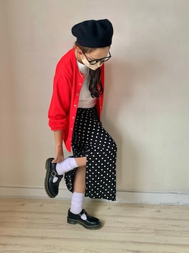 「アイテム（カーディガン/ボレロ）」を使った、Yukina.さん（レディース・158cm・30代）の夏コーディネート