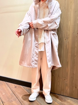 「rps（アールピーエス）のアイテム（モッズコート）」を使った、Yukari さん（レディース・160cm）の冬コーディネート