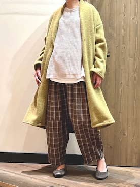 「rps（アールピーエス）のアイテム（その他アウター）」を使った、Yukari さん（レディース・160cm）の秋コーディネート