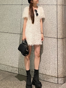 「COLONY 2139（コロニートゥーワンスリーナイン）のアイテム（ハンチング/ベレー帽）」を使った、sa_yanさん（レディース・157cm）の秋コーディネート