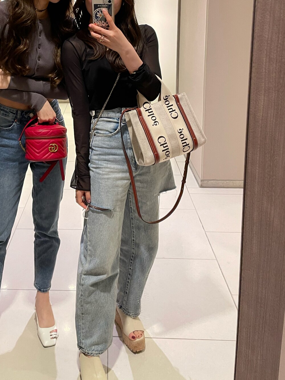 *Chloe/クロエ*ダメージ加工 デニム ショートパンツ 夏コーデ◎ デニム ショートパンツ ダメージ加工 レディース ストリート系