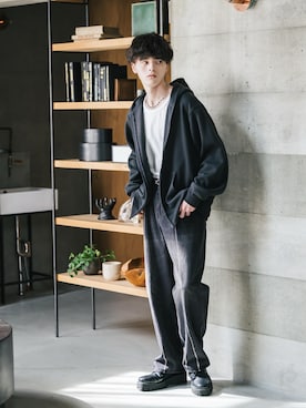 Rocky Monroeさん（メンズ・173cm）の春コーディネート