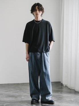 「Rocky Monroe（ロッキーモンロー）のアイテム」を使った、Rocky Monroeさん（メンズ・173cm）の春コーディネート