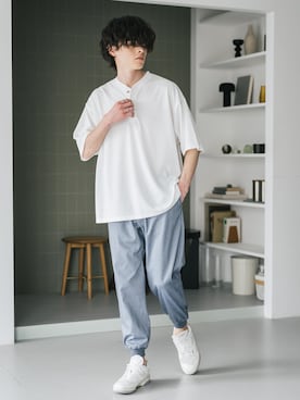 「Rocky Monroe（ロッキーモンロー）のアイテム」を使った、Rocky Monroeさん（メンズ・173cm）の春コーディネート