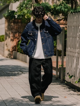 「Gジャン」｜Rocky Monroeさん（メンズ・173cm）の秋コーディネート