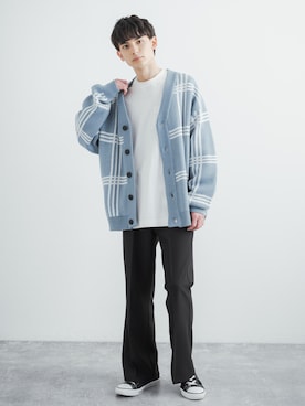 「Audience（オーディエンス）のアイテム」を使った、Rocky Monroeさん（メンズ・176cm）の冬コーディネート