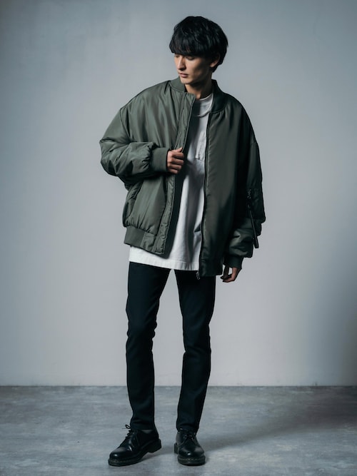 日本製 国産 無地 ポケット付き ロンＴ 長袖 カットソーMVS天竺 XL L/S Tee Aラインシルエット AUD6237