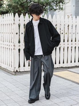 「Rocky Monroe（ロッキーモンロー）のアイテム」を使った、Rocky Monroeさん（メンズ・173cm）の春コーディネート