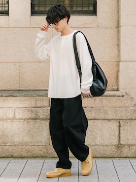 「ワッフル」｜Rocky Monroeさん（メンズ・173cm）の秋コーディネート