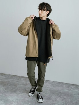 「Audience（オーディエンス）のアイテム」を使った、Rocky Monroeさん（メンズ・176cm）の秋コーディネート