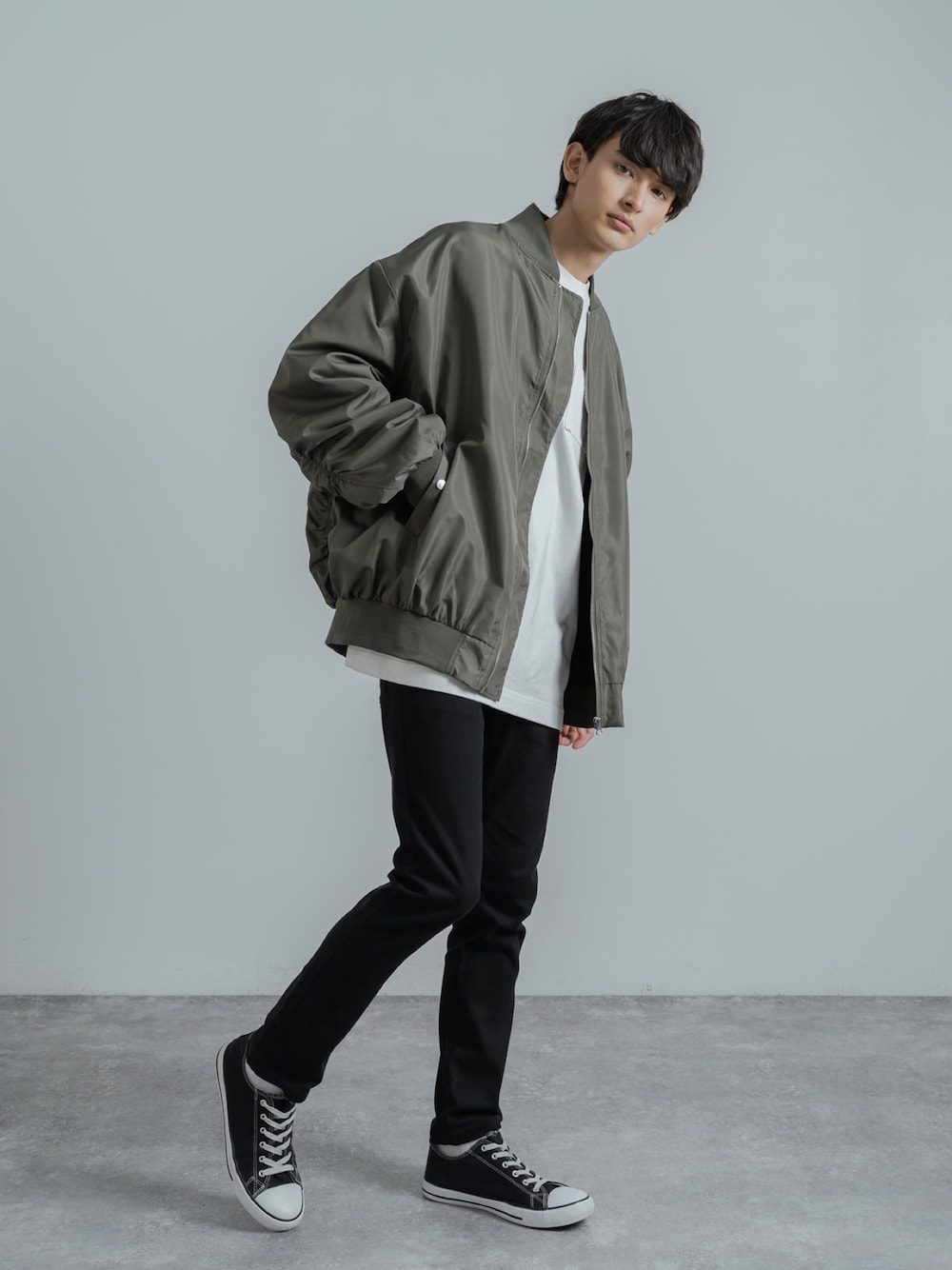 JOURNAL STANDARD MA-1 ドロップショルダーオーバーサイズ オーバーサイズ 中綿MA-1 ミリタリーフライトジャケット