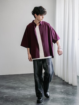 「Rocky Monroe（ロッキーモンロー）のアイテム」を使った、Rocky Monroeさん（メンズ・173cm）の夏コーディネート
