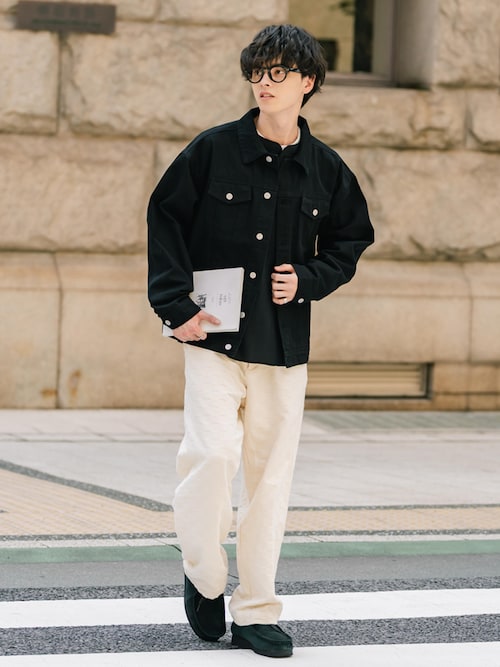 21AW美品 OVERサイズデニムジャケット サイズ52相当 大きいサイズ レディース オーバーサイズデニムジャケット sada